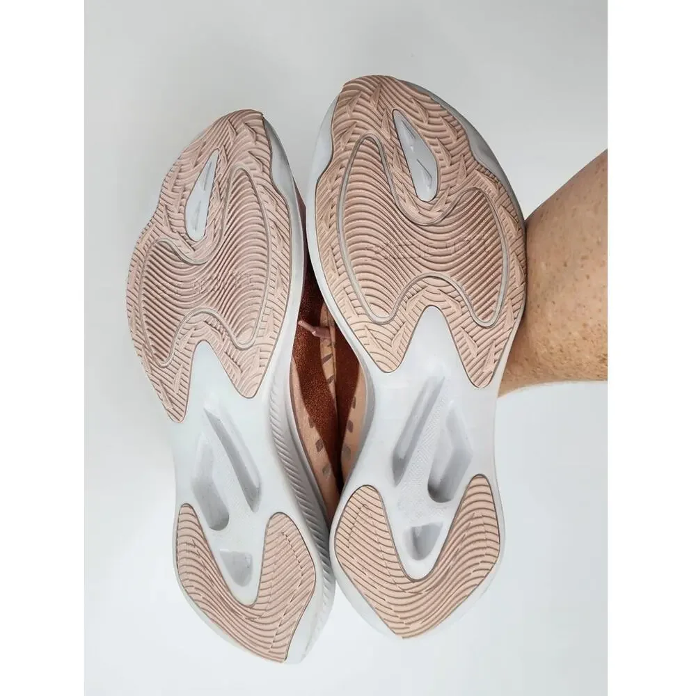 New Nike Zoom Gravity Echo Pink White Rose Gold‎ Glitter Size 10